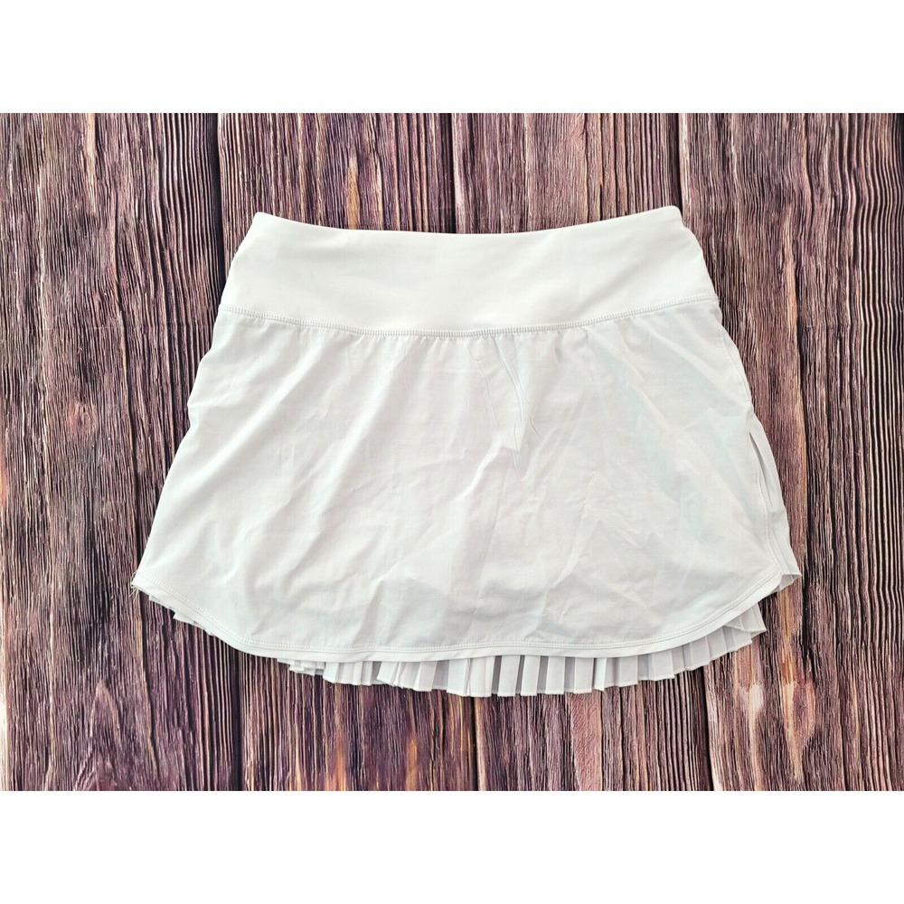 Baleaf White Pleated Back Tennis Skort Women's L